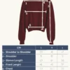 Burgundy Red Sweater Baby Alpaca Wool