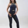 Blue Crop Top Organic Cotton - Humantay