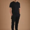 Black T-Shirt Organic Cotton - Kuntur