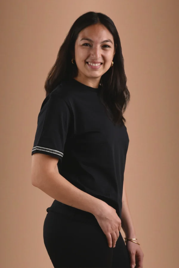 Black T-Shirt Organic Cotton - Kuntur