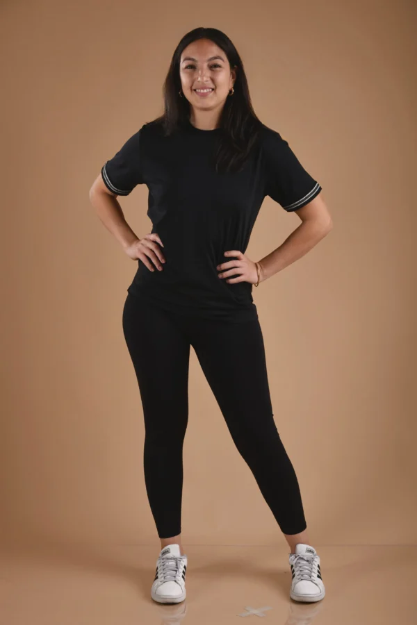 Black T-Shirt Organic Cotton - Kuntur