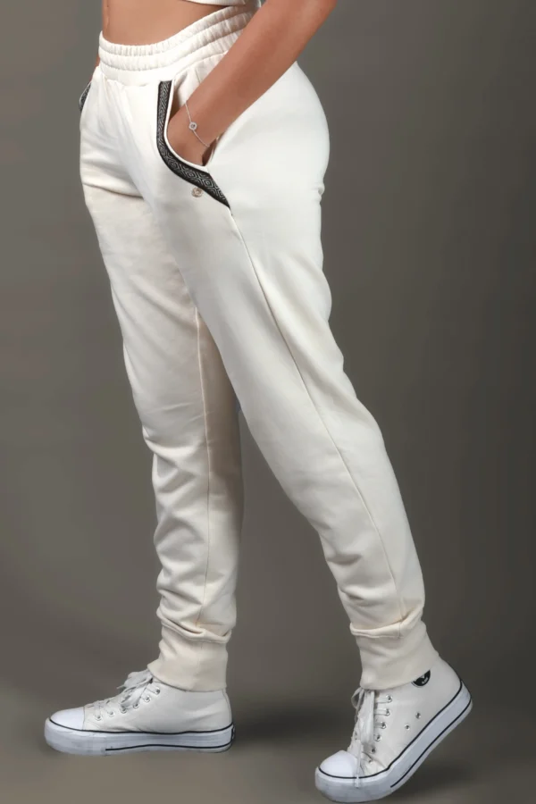 Beige Sweatpants Organic Cotton - Rit'i