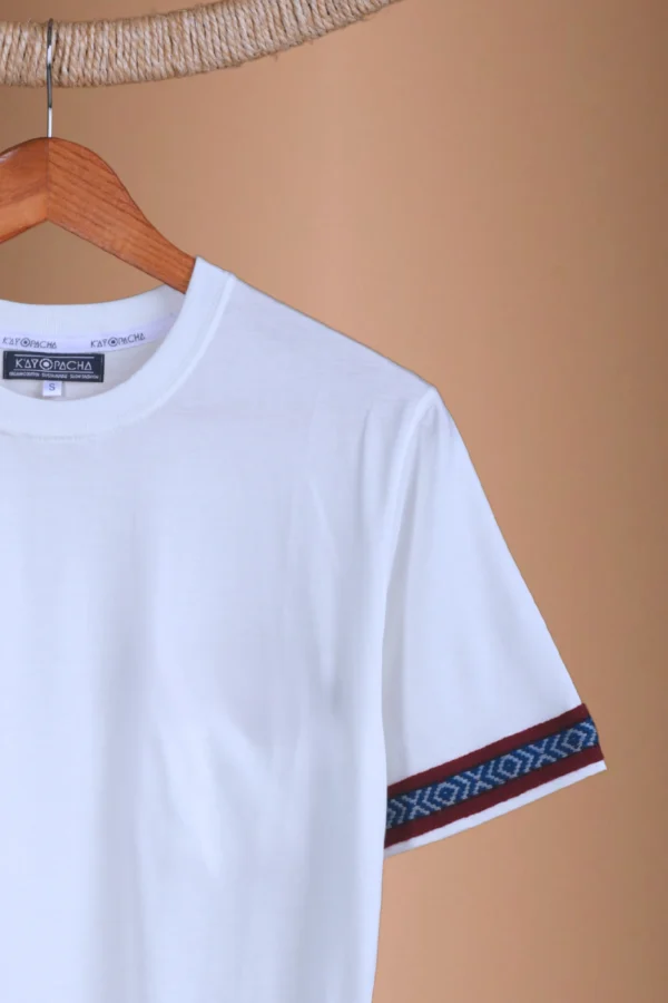 White T-Shirt Organic Cotton - Vinicunca