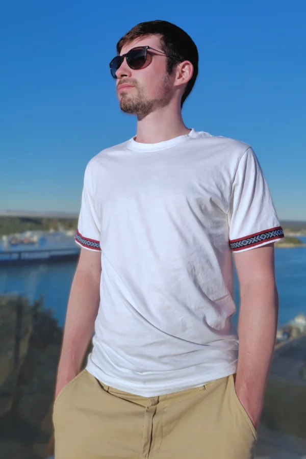 White T-Shirt Organic Cotton - Vinicunca