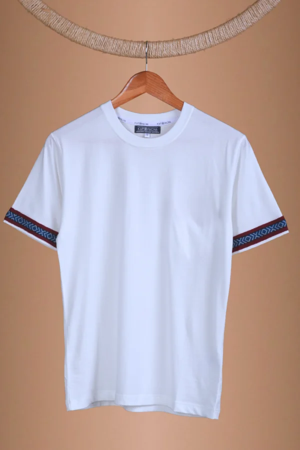 White T-Shirt Organic Cotton - Vinicunca