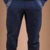 Navy Blue Sweatpants Organic Cotton - Yaku