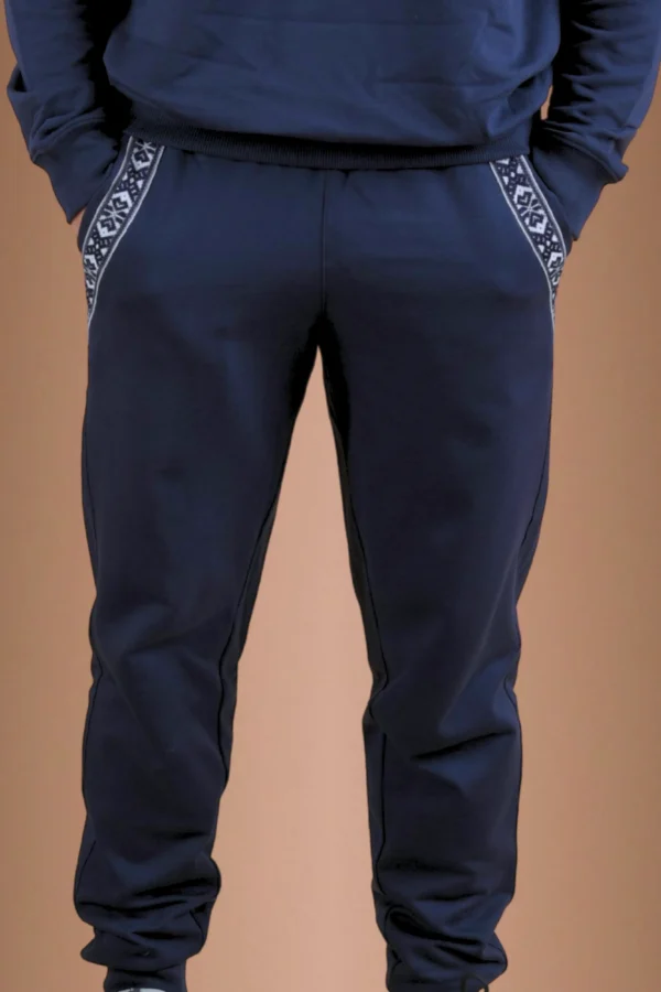 Navy Blue Sweatpants Organic Cotton - Yaku