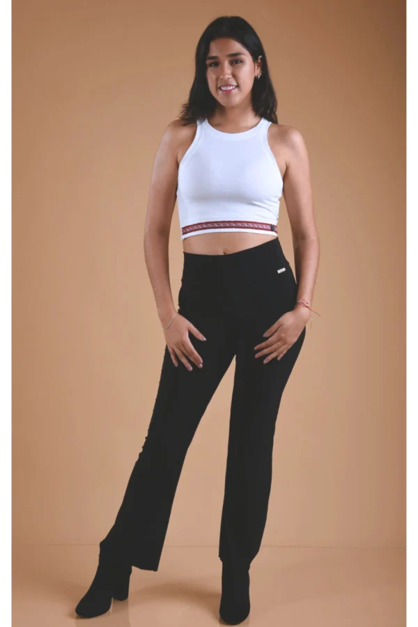 White Crop Top Organic Cotton - Puka