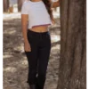 White Crop Top Organic Cotton - Raymi