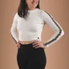 Beige Long-Sleeve Top Organic Cotton - Rit'i