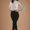 Beige Long-Sleeve Top Organic Cotton - Rit'i