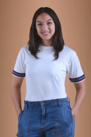 White T-Shirt Organic Cotton - Vinicunca