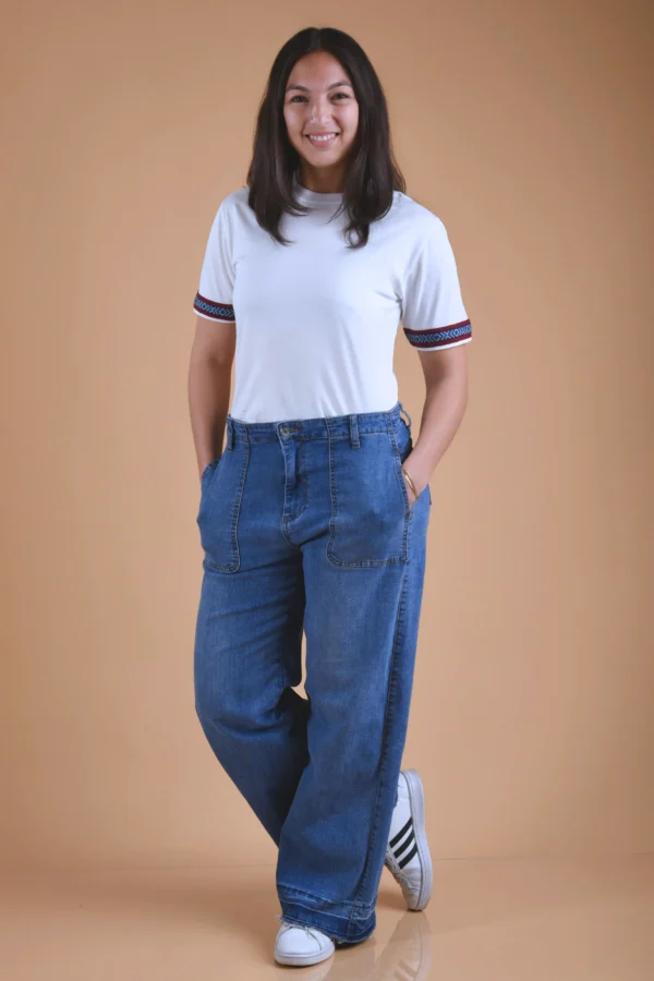 White T-Shirt Organic Cotton - Vinicunca