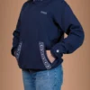 Navy Blue Hoodie Organic Cotton - Yaku