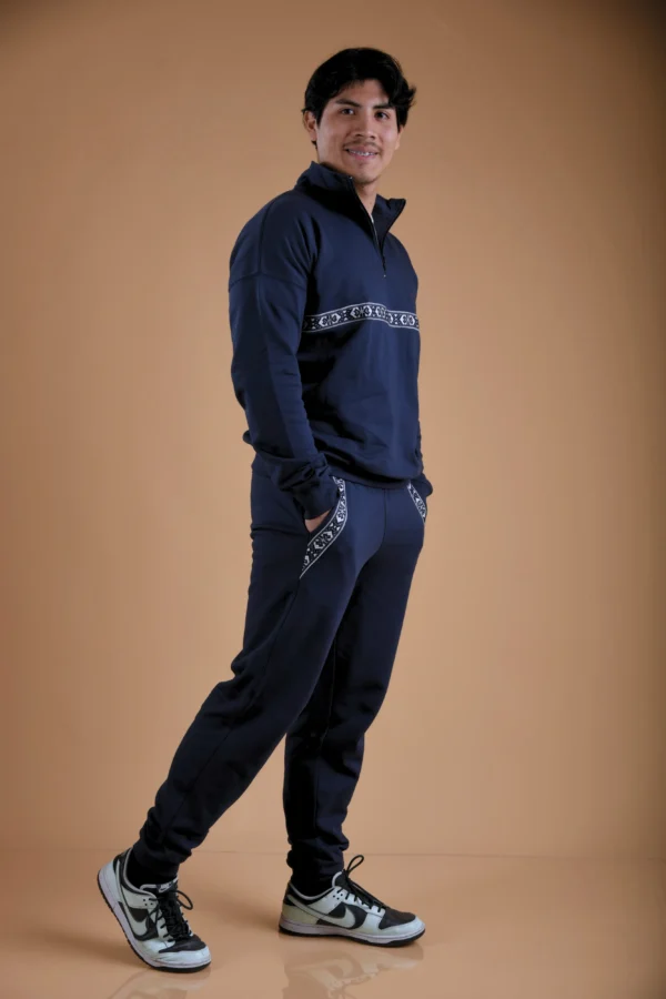 Navy Blue Pullover Organic Cotton - Yaku