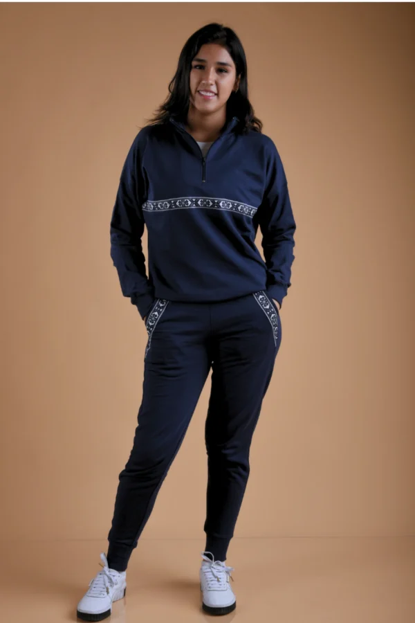 Navy Blue Pullover Organic Cotton - Yaku
