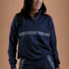 Navy Blue Pullover Organic Cotton - Yaku