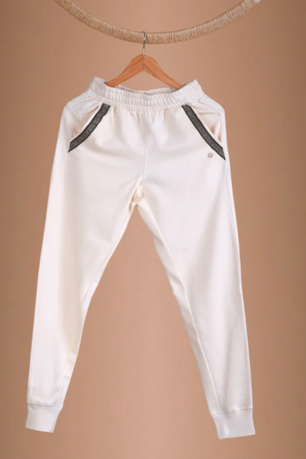 Beige Sweatpants Organic Cotton - Rit'i