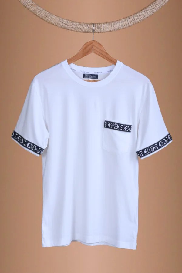 White T-Shirt Organic Cotton - Yaku