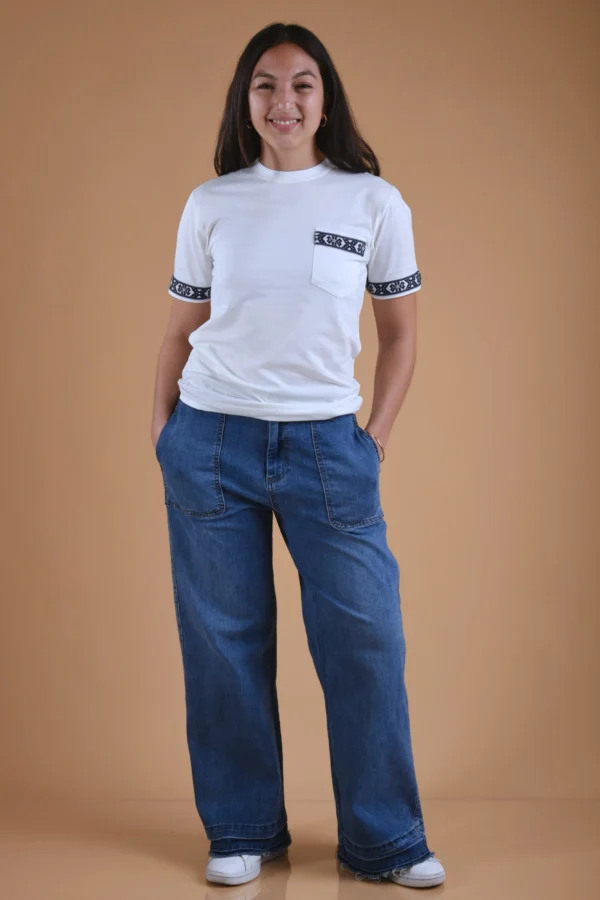 White T-Shirt Organic Cotton - Yaku