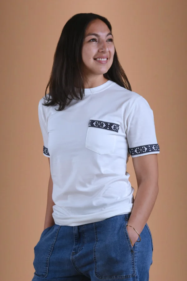 White T-Shirt Organic Cotton - Yaku